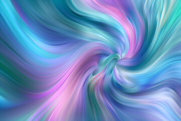 Obraz premium Abstract background. Colorful twisted shapes in motion. Digital art for poster, flyer, banner background or design element. Soft textures on pastel background.