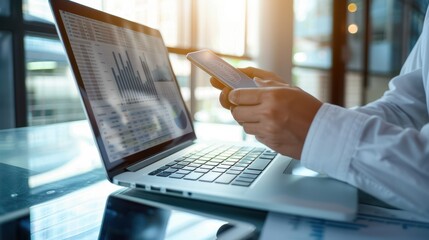 The Business Laptop and Smartphone