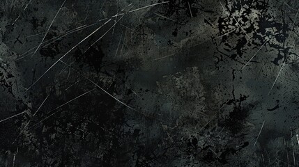 Dark Grunge Texture Background with Distressed and Scratch Effects