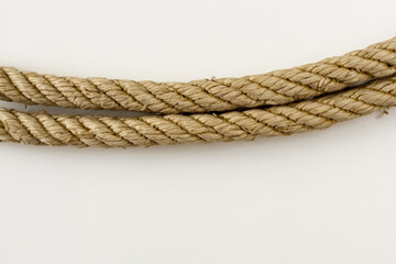 밧줄 노끈 끈 하얀 배경
