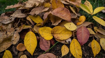 autumn leaves background