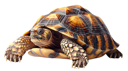 Obraz premium turtle isolated on white background, isolated Illustrations, copy space for text, - Generative AI
