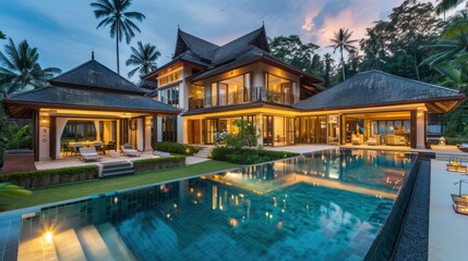 Tropical Contemporary Villa 
