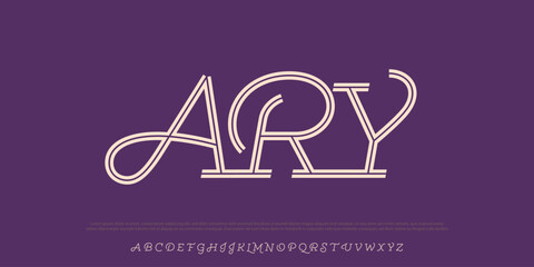 Elegant Script Monoline Font - Stylish and Decorative Typeface for Graphic Design and Branding
