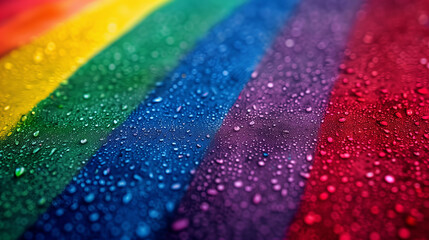 Obraz premium Vibrant rainbow background, colorful backdrop for design