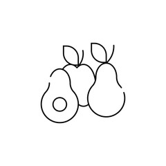 healty food vector type icon