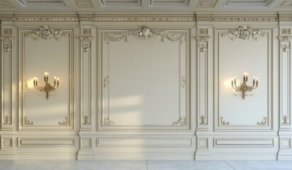 Elegant White Classical Interior