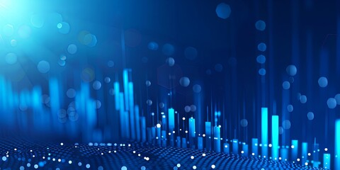 Stock Market Dynamics Displayed on Digital Interface