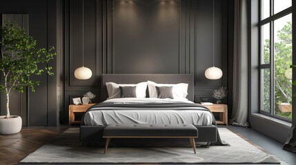 Modern Elegant Bedroom Interior Design