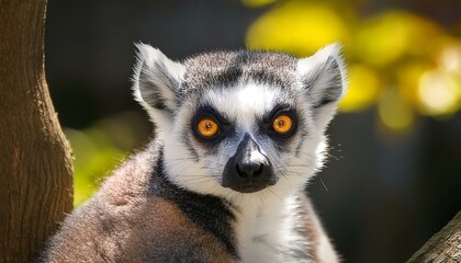 Fototapeta premium ring lemur catta