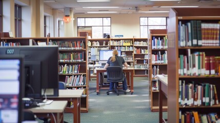 Detail the role of a library technician, emphasizing responsibilities like cataloging materials, assisting patrons, and maintaining library records. 
