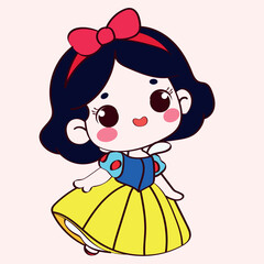 princess vector cute