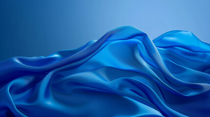 Obraz premium Wavy fabric creating abstract form