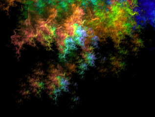 Imaginatory fractal abstract background Image