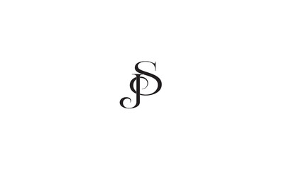 JS, SJ , J , S , Abstract Letters Logo Monogram