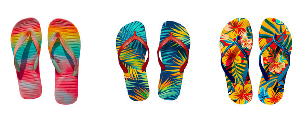 Summer-themed flip-flops collection