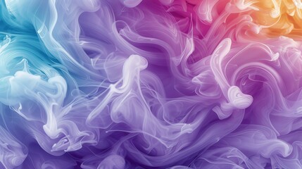 Obraz premium Surrealistic Depiction of Ethereal Smoke in Dreamlike Atmosphere