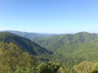 Fototapeta premium Beautiful nature view in Seven Lakes (Yedi Goller) National Park, Bolu, Turkey.