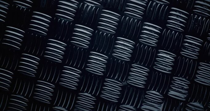 Texture of corrugated aluminum sheet. Seamless loop.