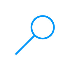 Search or magnifying glass icon with simple and modern design