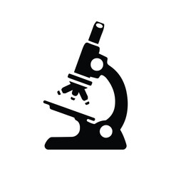 Biology, microscope, observation icon.