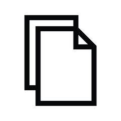 Document, file, paper icon.