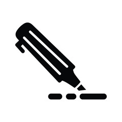 Edit, highlighter, marker icon.