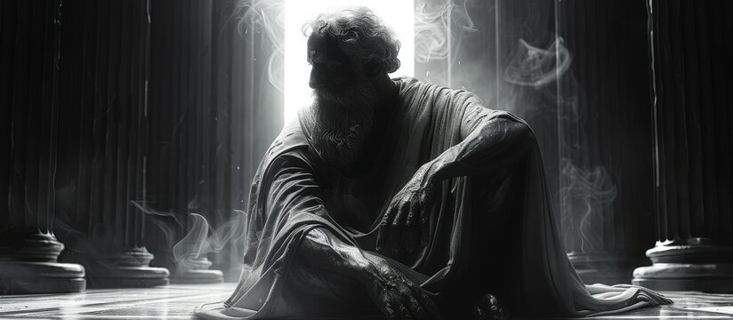 A Stoic Philosopher in Black and White 