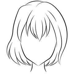 outline anime
