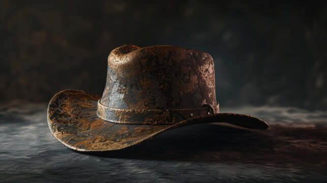 high-resolution, ultra-realistic, 4K, cinematic image of a chupalla hat 