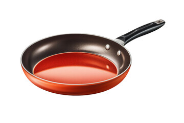 The Crimson Vessel: A Tale of Contrast and Culinary Creativity on White or PNG Transparent Background.