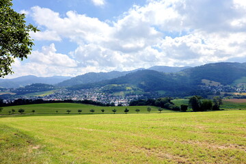 Blick vom Schönberg bei Freiburg auf den Schwarzwald