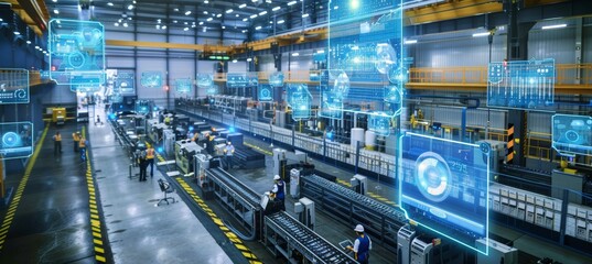 Advanced Surveillance Systems Monitoring Factory Floor for Quality Control and Safety