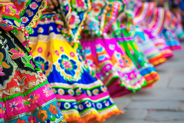 Obraz premium Energy of Garba Dance - Cultural and Traditional Indian Dance