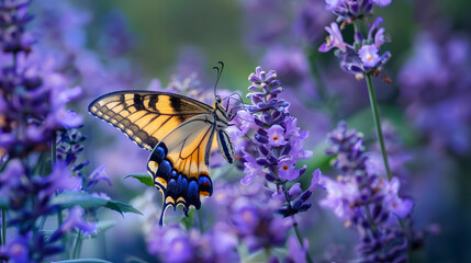 Obraz premium butterfly on flower