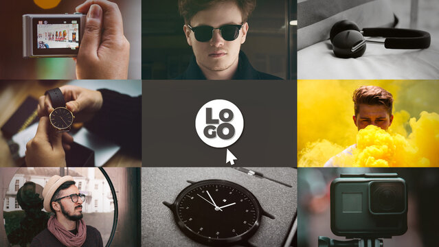 Searching Intro Logo