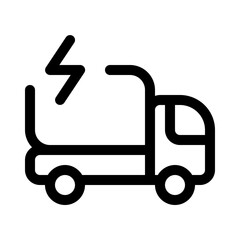 fast delivery logistic icon with line style, perfect for user interface projects