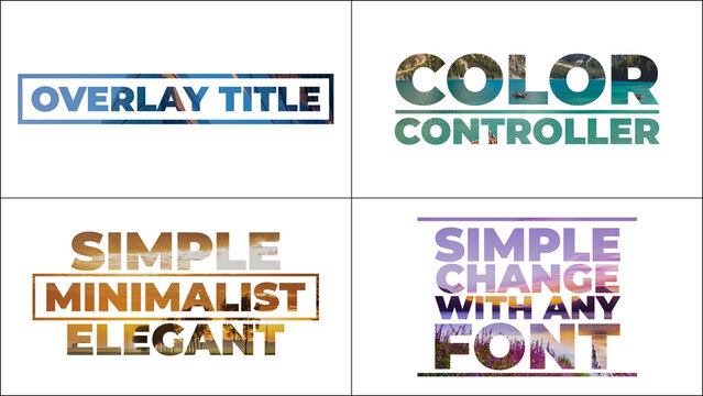 Simple Overlay Titles