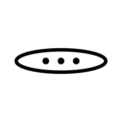 Black y2k art shape vector graphic element. Trendy retro style shape isolated on transparent background .