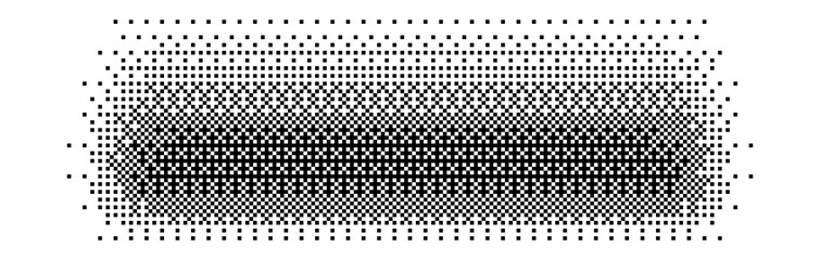 Pixel Abstract Shape Art Halftone Style disintegration background. Decay effect. Dispersed dotted pattern. Concept of disintegration, pixel mosaic textures with simple square particles.