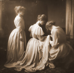 The story of Cinderella:..The prince&rsquo;s ball invitation: The prince invites all the nobles to a ball. Cinderella helps her stepsisters prepare, but she can&rsquo;t go.