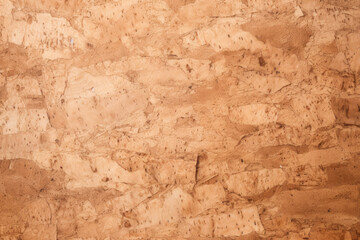 Processed collage of cork board or OSB board material texture. Background for banner, backdrop