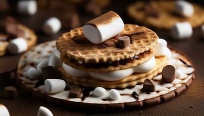 christmas cookies with coffee