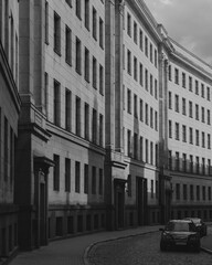 Grand Historical Building in Urban Street