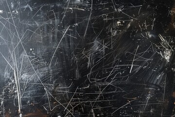 Noise black overlay over white scratched film / abstract film noise