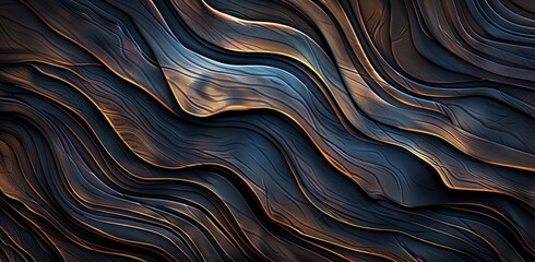 Background with a brown wood grain texture