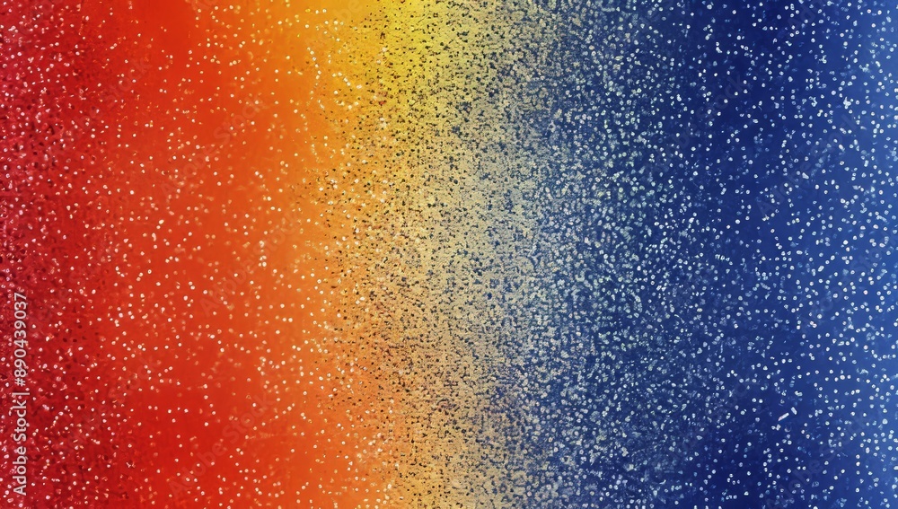 Poster the blurred gradient background with noise grain effect can be used for design concepts, wallpapers,