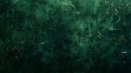 A grungy gradient from green to black with grainy textures for a wallpaper or web banner background. Stock image.