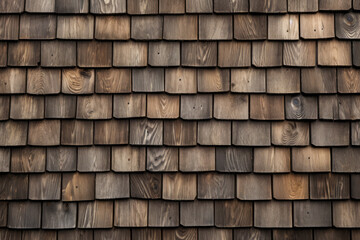 Processed collage of rustic barn roof shingles surface texture. Background for banner, backdrop
