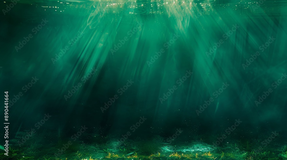 Poster a dark green gradient textured background with illuminated spots on black noise texture suitable for